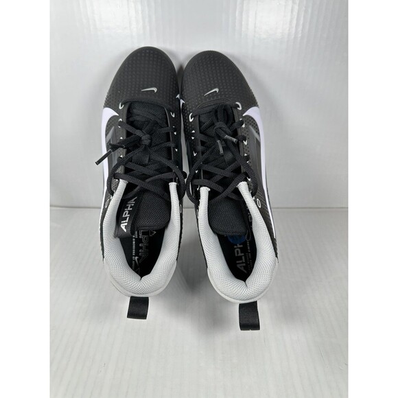 Size 11.5 Nike Alpha Menace 4 Varsity Football Cleats FN0027-001 2024 Black NEW main image 7